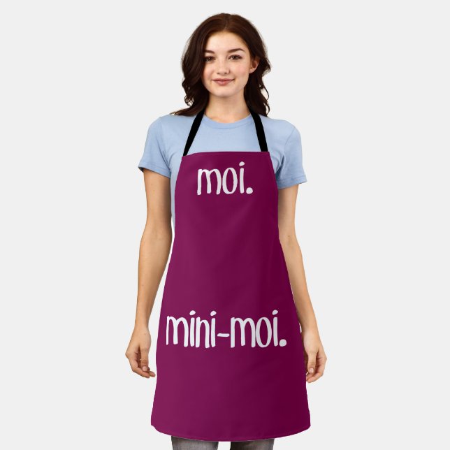 Moi & Mini-Moi Apron (Worn)