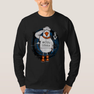 Moin Digga Northern Light Greetings Motif I Christ T-Shirt