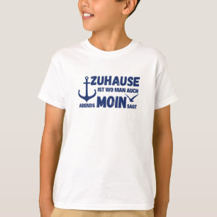 Moin Home North Sea Northern Light Seagull Sea T-Shirt