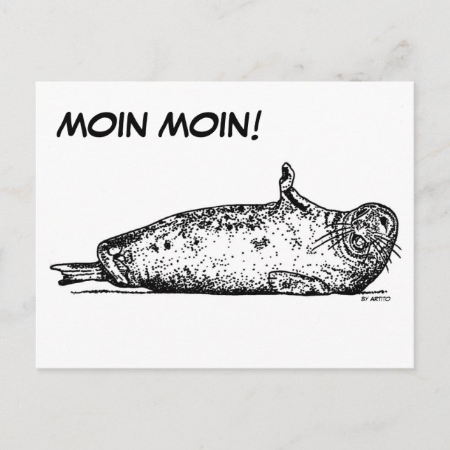 MOIN MOIN! POSTCARD (Front)