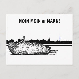 MOIN MOIN ut MARN! Postcard