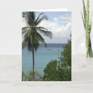 Moira at anchor, Bahia Drake, Costa Rica Card