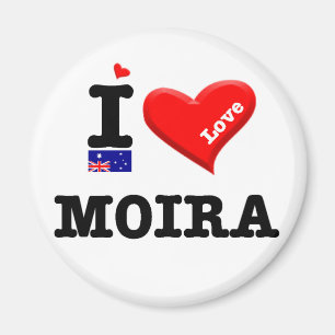 MOIRA - I Love Magnet