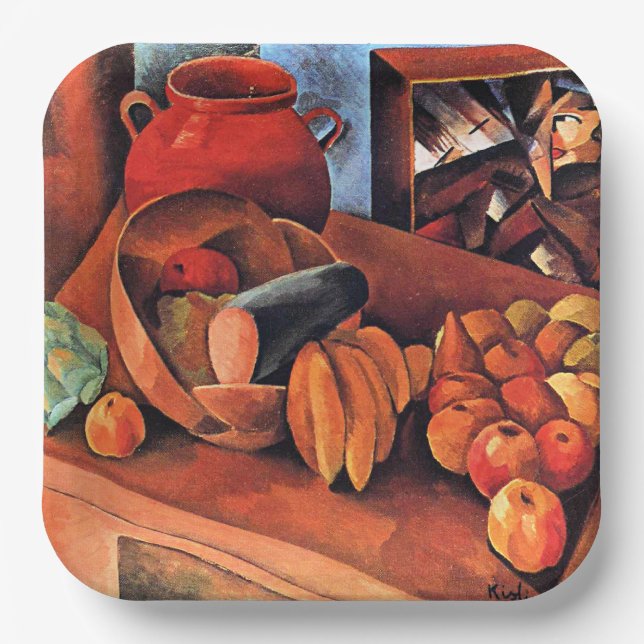 Moise Kisling, Still Life with Fruit, Paper Plate (Front)