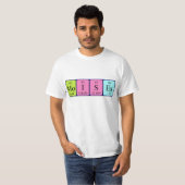 Moises periodic table name shirt (Front Full)