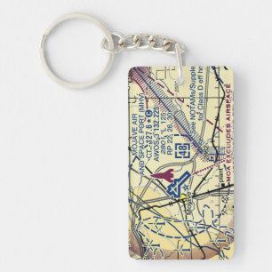 Mojave Air and Space Port chart / taxi diagram Key Ring