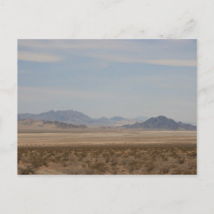 Mojave desert postcard