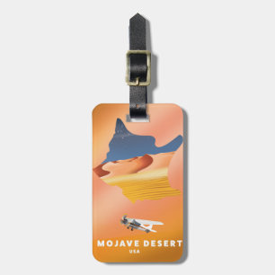 Mojave Desert USA map Luggage Tag