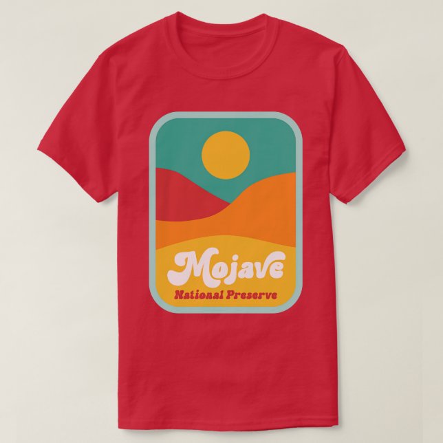 Mojave National Preserve Camping Joshua Tree Calif T-Shirt (Design Front)