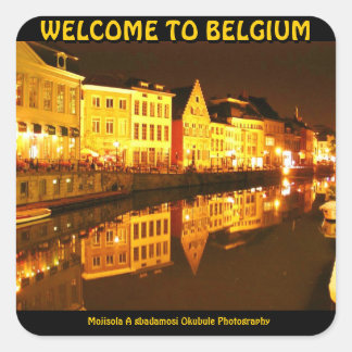 MOJI A OKUBULE ART WORK 2011 SQUARE STICKER