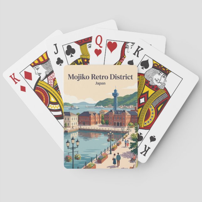 Mojiko Retro District Japan Playing Cards (Back)