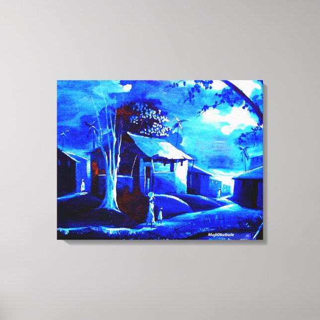 MOJISOLA A GBADAMOSI OKUBULE OIL ON Canvas (Front)