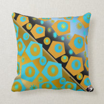 Mojisola Mulikat  Polyester Throw Pillow 16" x 16"