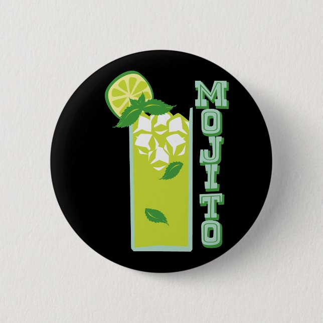 Mojito 6 Cm Round Badge (Front)