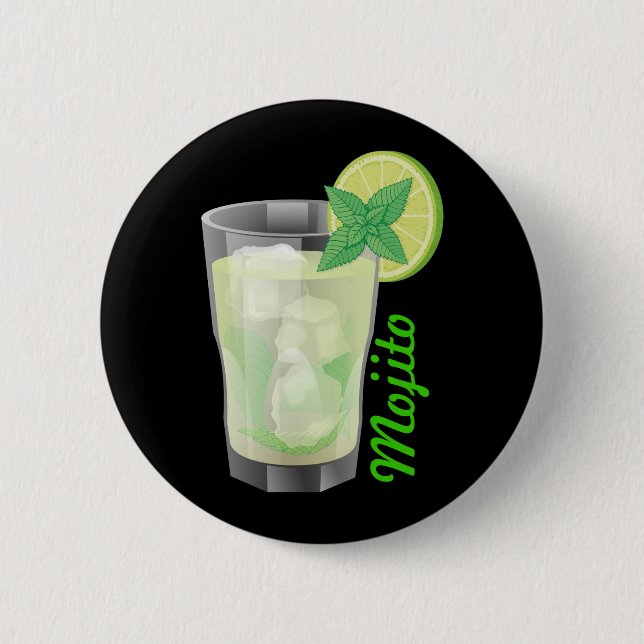 Mojito 6 Cm Round Badge (Front)