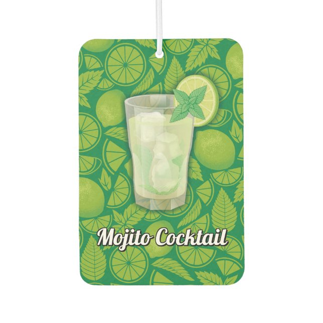 Mojito Car Air Freshener (Front)