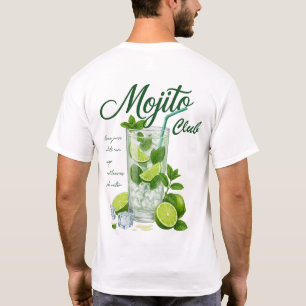 Mojito Club Cocktail Shirt Lime Mint Drink Lover