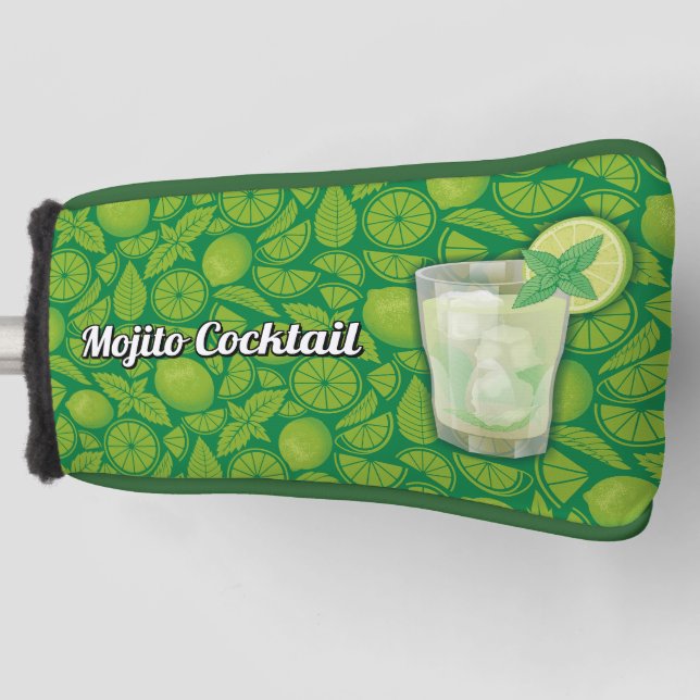 Mojito Cocktail Golf Head Cover (Front)