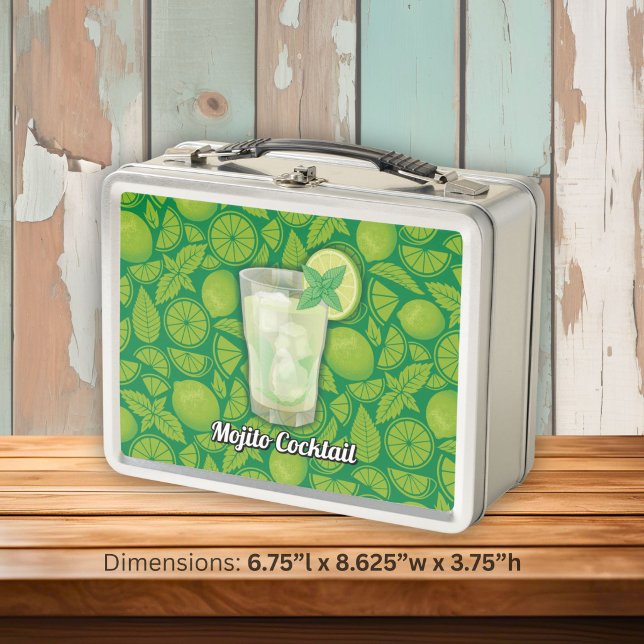 Mojito Cocktail Metal Lunch Box (Creator Uploaded)
