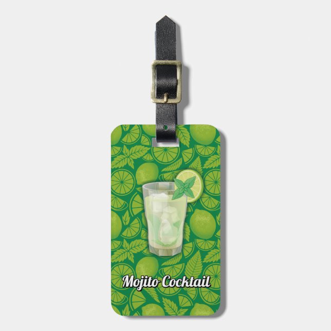 Mojito Luggage Tag (Front Vertical)
