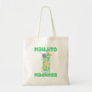 Mojito Madness Mahjong Cocktail Tote Bag