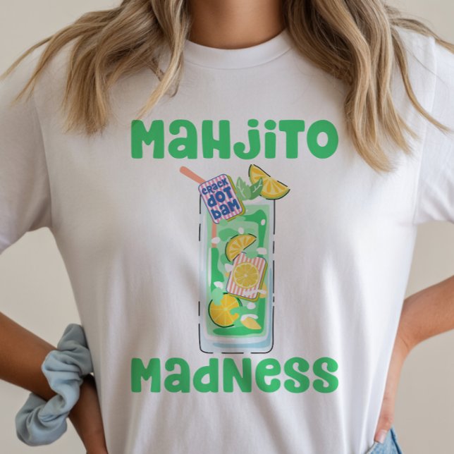 Mojito Mahjong Cocktail T-Shirt (Creator Uploaded)