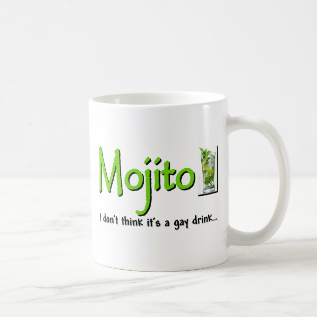 Mojito: Not A Gay Drink...? Coffee Mug (Right)