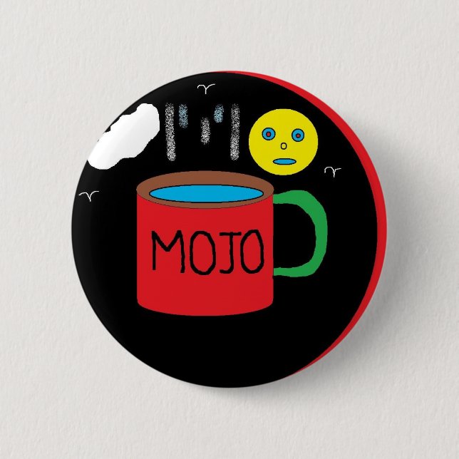 mojo 6 cm round badge (Front)