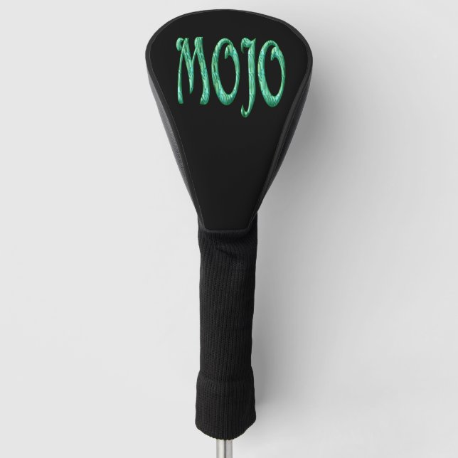 Mojo black golf driver cover (Front)