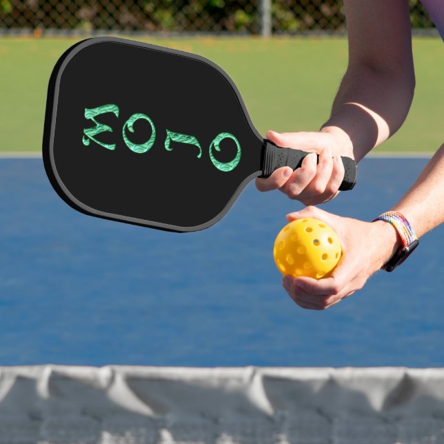 Mojo black pickleball paddle carbon (Insitu)