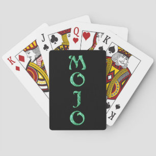 Mojo black Poker playing cards