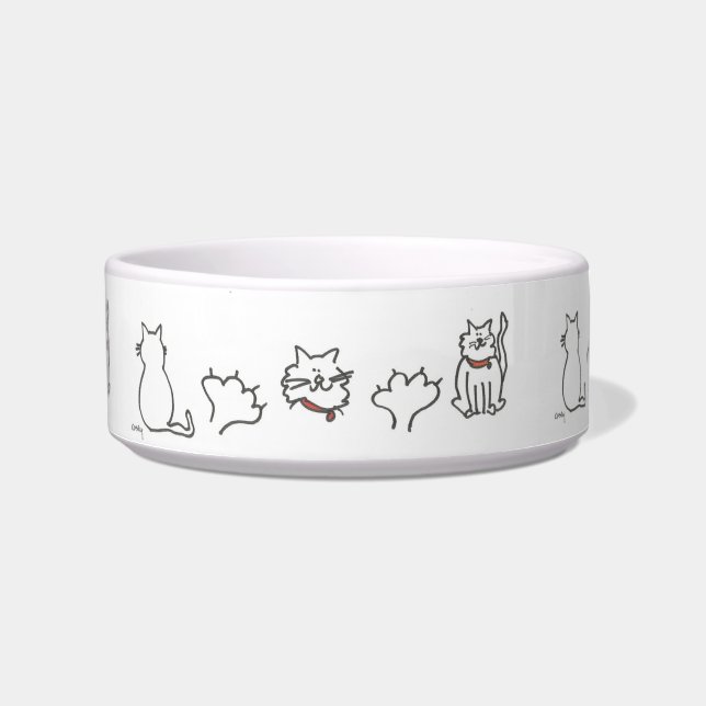 Mojo Cats Pet Bowl (Front)