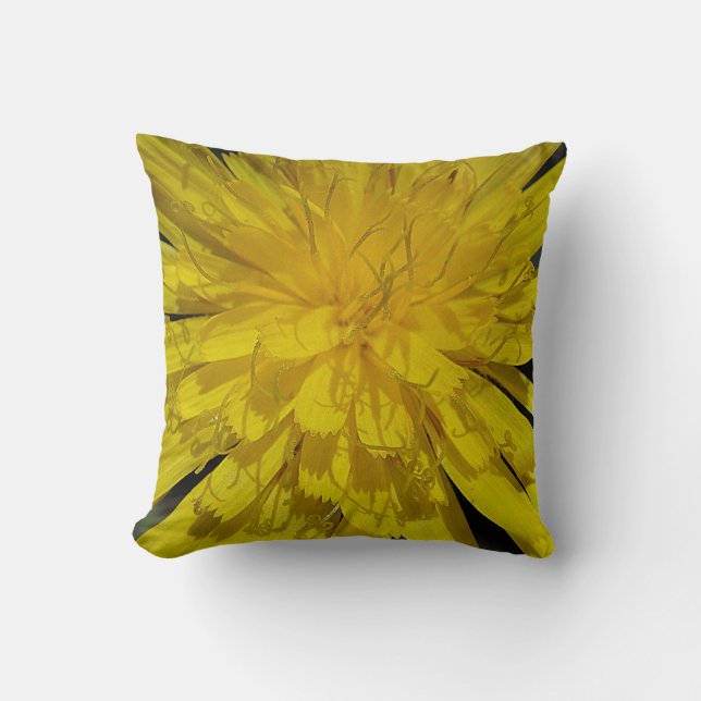 MoJo Dekokissen gelbe Blüte Cushion (Front)
