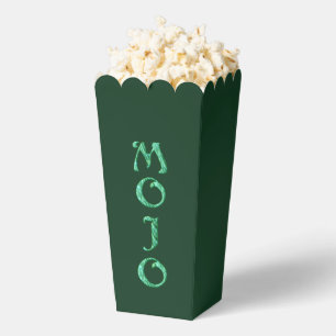 Mojo green green popcorn boxes