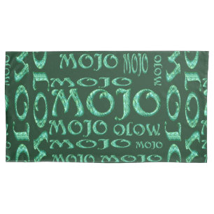 Mojo green king pillowcase