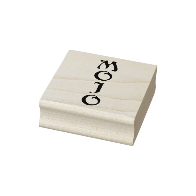 Mojo large rubber stamp vertical no handle (Stamp)