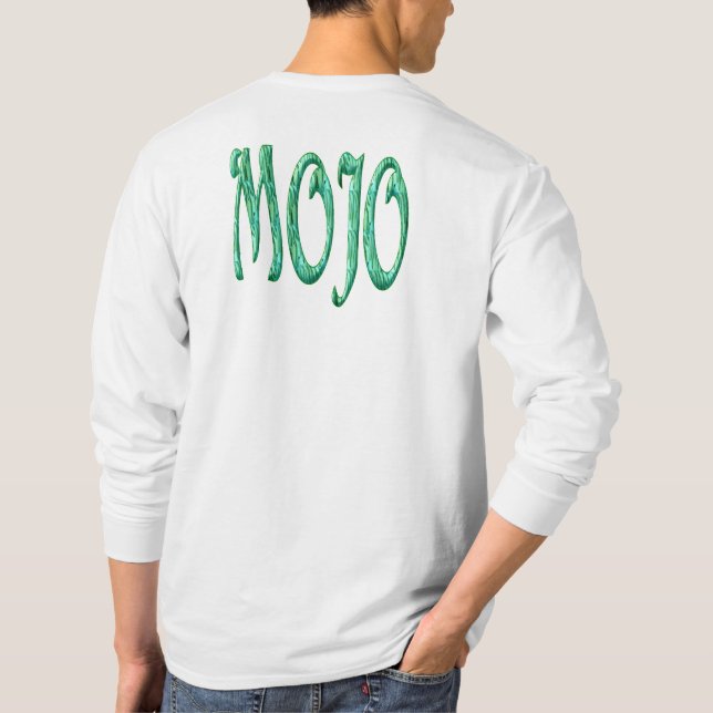 Mojo men white long sleeve t-shirt back (Back)