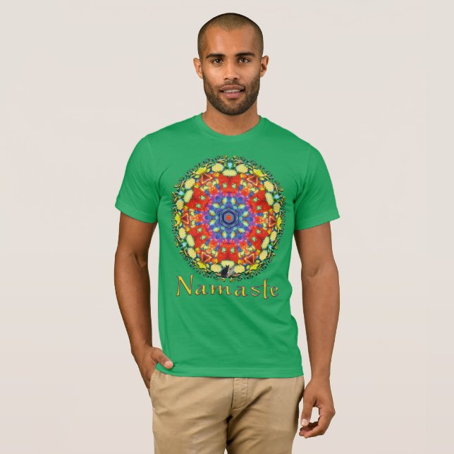 Mojo Namaste Kaleidoscope T-Shirt (Front Full)