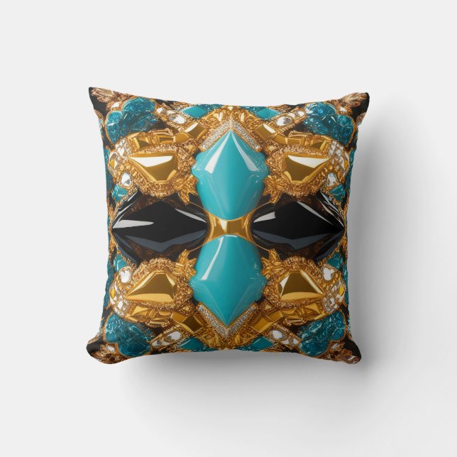 MoJo Pillow with Bahamas Colours Design (Front)