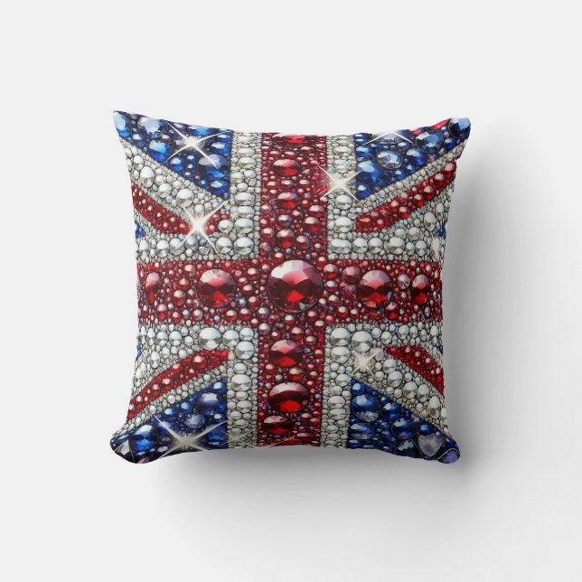  MoJo Pillow with British Colours Design (Front)