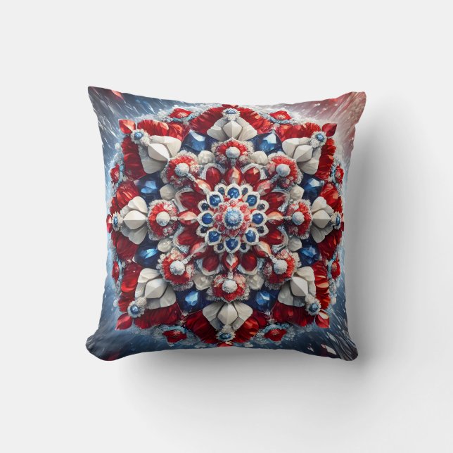  MoJo Pillow with Norwegian Colours Design (Front)