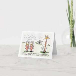 Mojo Planet Birthday Card:Pigs From Your Future Card