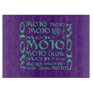 Mojo purple glass cutting board