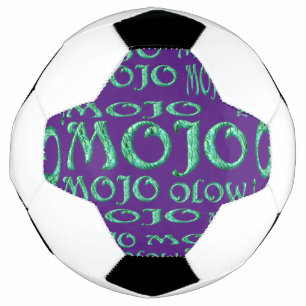 Mojo purple soccer ball