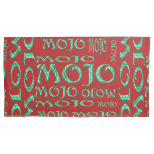 Mojo red king pillowcase