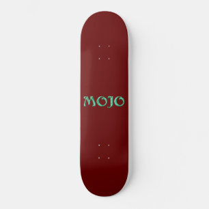 Mojo red skateboard