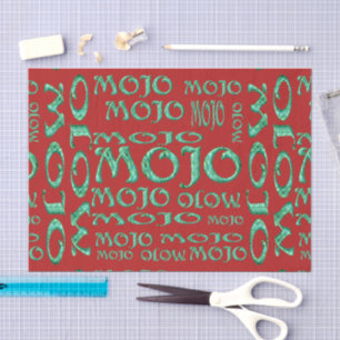 Mojo red tissue paper