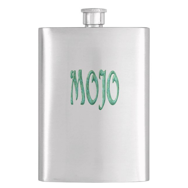 Mojo stainless steel flask (Front)