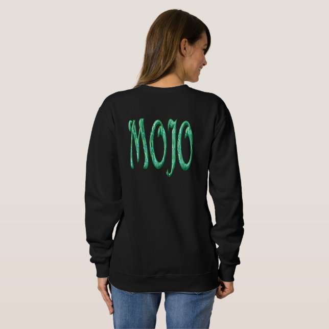 Mojo women black sweatshirt back (Back Full)