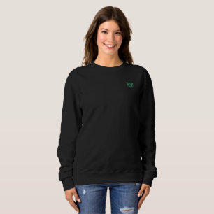 Mojo women black sweatshirt pocket